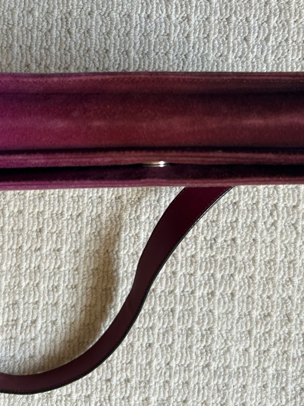 Ferragamo Plum ombrè suede shoulder bag-Vintage '90's - Picture 4 of 7